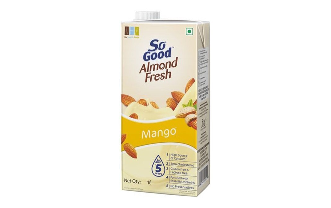 So Good Almond Fresh, Mango Flavour    Tetra Pack  1 litre
